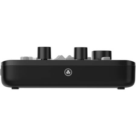 Ulanzi Ucaster AX01 - interfejs audio, przycisk podświetlenia
